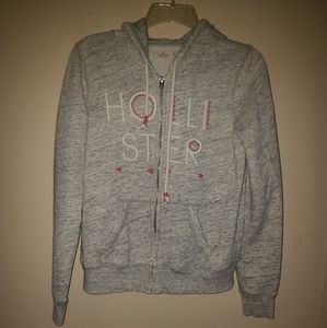 Hollister full zip up hoodie